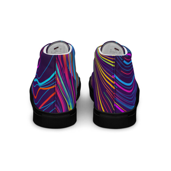 Grace in Motion: Women’s high top canvas shoes