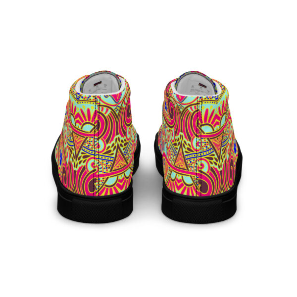 Divine Discipline: Women’s high top canvas shoes